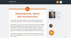 Desktop Screenshot of leanarch.eu